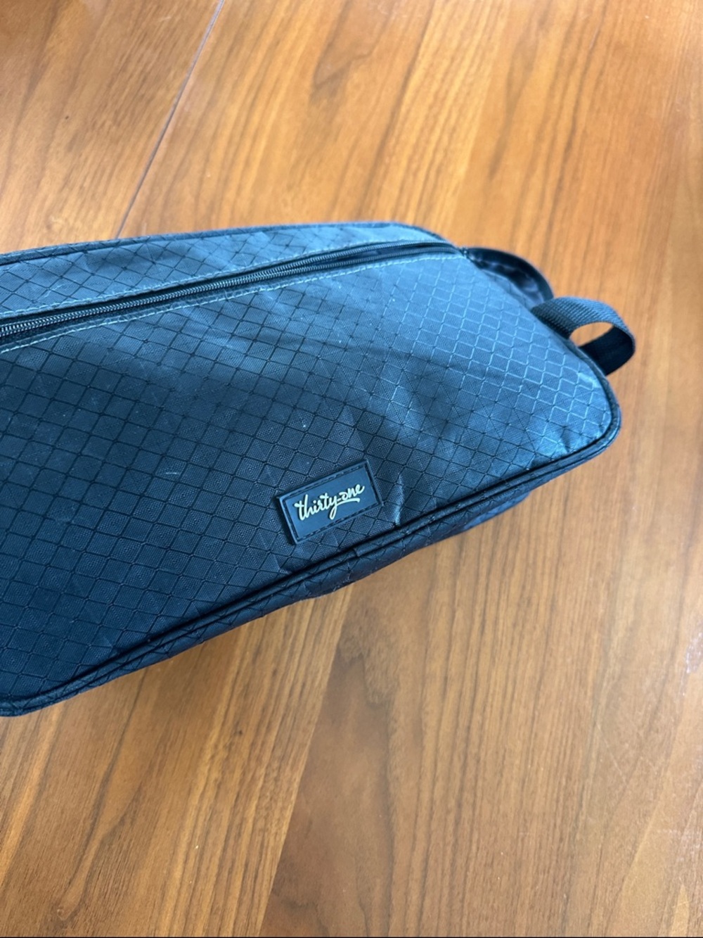 Thirty Two Black Ripstop Travel Toiletry Bag